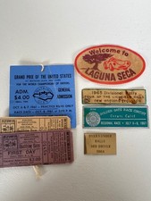 1961 Watkins Glen US Grand Prix Pass Pocono Schaefer 500 Laguna Seca Lot picture