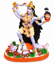 Maa Kali Statue Hindu Mahakali Destroy Evil Forces Shiva Shakti Kaali Resin Idol picture
