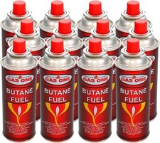 GASONE 8 oz. Butane Fuel Canister Cartridge with Safety Release Device (12-Pack) picture