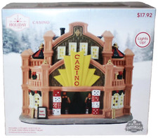 Vintage Victorian Casino Ceramic House Holiday Time 2023          (S2) picture
