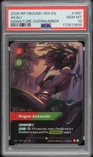 2026 RIFTBOUND: LEAGUE OF LEGENDS VEN-VENDETTA AKALI - ROGUE ASSASSIN PSA 10 picture
