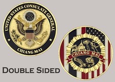 US Consulate General Chiang Mai Thailand Official Challenge Coin J#27 picture