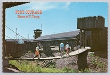 Fort Courage, Houck AZ Arizona Postcard 4x6 Home of F Troop TV Show 1960s unp picture