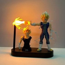 20cm Dragon Ball Z Majin Vegeta Action Figure LED Night Light Desk Decor picture