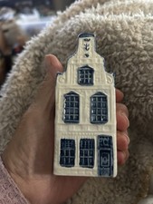 Vintage KLM BOLS Blue Delft House #24 Amsterdam EMPTY picture
