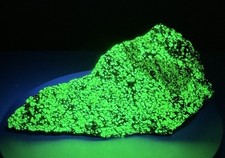 ELECTRIC Green Fluorescent Willemite & Franklinite Mineral Specimen - NJ picture