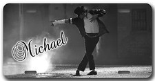 L@@K Michael Jackson License Plate Vanity Auto Tag Room Sign Thriller Micheal picture