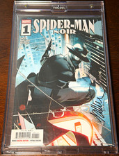 FREE SHIPPING Spider-Man Noir #1 Signed by Simone Di Meo Spider-Man with COA picture