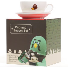 Animal Crossing The Roost Coffee Cup & Saucer Set - First Edition USA with Box picture