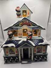 Vintage 1992 Holiday Classics Animated Santa's Workshop Music Light Original Box picture