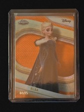 2025 Topps Chrome Disney Elsa Orange Wave Refractor /25 #111 Frozen 04/25 picture