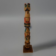 Antique Northwest Coast Totem Pole: Nootka ca 1930   13