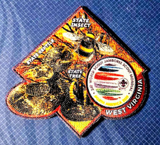 RARE WEST VA 24th 2019 WORLD SCOUT JAMBOREE OFFICIAL WSJ WOSM BADGE PATCH 2026^^ picture
