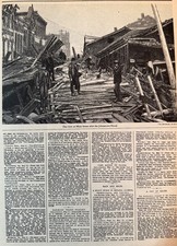 Vintage Johnstown PA Flood NEW YORK TIMES News Article Estate Sale  picture