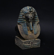 Authentic Pharaonic Black Statue Rare Egyptian Artifacts Of Phataoh Tutankhamun picture