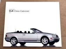 2003 Mercedes Benz CLK320 CLK430 Cabriolet 20-page Sales Brochure Catalog picture