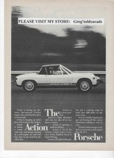 Original 1974 Porsche  914 vintage print ad 