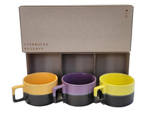 Starbucks Reserve Coffee Together Demi Espresso Cup Set 3oz Ceramic 3 Cups Gift picture