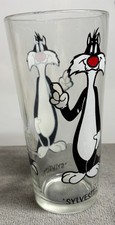 Vintage 1973 Pepsi Warner Bros. Looney Tunes Sylvester Collector Series Glass picture
