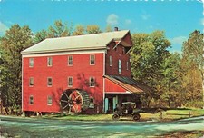 Adams Mill Wildcat Creek Cutler Indiana Vintage Continental Postcard Unused picture