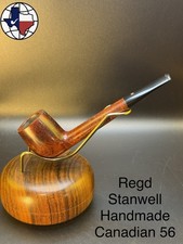 Vintage Regd Stanwell Handmade Canadian 56 Tobacco Pipe picture