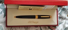 Authentic S T Dupont Olympio Black Laque De Chine Ball Point Pen France Made picture