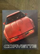 1985 Chevrolet Corvette 4 Page Brochure Poster picture