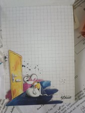 Diddl Pad A6 Checkered With Motif (Mouse To Door) - Franchise Diddl 1 Sheet picture