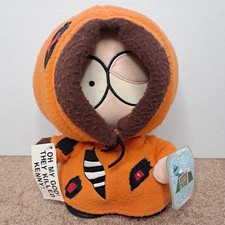 Vintage 1998 South Park Zombie Dead Kenny Fun 4 All Plush Toy Detachable Head picture