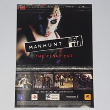 Manhunt The Final Cut PlayStation 2 PS2 Save Print Ad/Poster picture