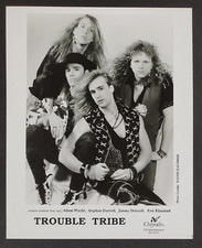 1990 Trouble Tribe New York NY Glam Metal Rock Band Musicians Vtg Promo Photo picture