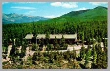Aerial View Of Grand Lake Lodge Grand Lake Colorado Chrome c1957 Postcard picture