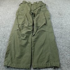 VTG US Military Pants Mens M Olive Green OG107 M51 M65 Cargo Korean Army Conmar picture