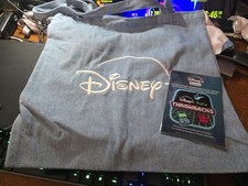 2026 D23 Disney+ Exclusive Perks Throwback Disney+ Hulu Bag & Patch picture