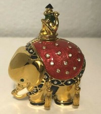 ESTEE LAUDER 2005 SOLID PERFUME BEJEWELED ELEPHANT - RARE - 1974 - 2