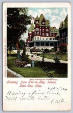 K55/ Put-In-Bay Ohio Postcard c1910 South Bass Island Hotel Victory Woman 384 picture