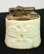 Vintage EBW Hand Carved Eagle Handemade Lighter Holder Canary Cigarette Lighter  picture