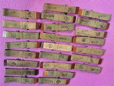 Nice Original WW2 Canadian Inglis Browning Hi-Power Stock Straps/Hangers picture