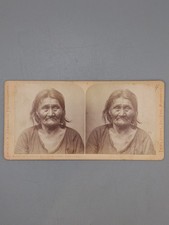 1870s Old Bets Dakota Native American Stereoview Photo Charles Zimmerman St Paul picture