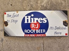 VINTAGE  ROOT BEER STORE  PORCELAIN  SIGN   10