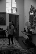 English writer William Somerset Maugham at his villa La Mauresque - Old Photo 1 picture
