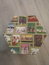 LENOX Twelve (12) Days of Christmas Round Textured Ornament Set w/Hexagon Box picture