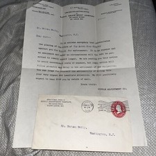 Antique 1909 Debt Collection Letter: The Brown Shoe Company - Payment Demand picture