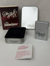  Vintage Dale Earnhardt Sr 3 The Intimidator Zippo Lighter Complete Set Sleeve  picture
