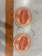 Two Schafer Beer Coasters Schaefer Stadium  picture