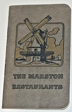 THE MARSTON RESTAURANTS BOSTON, MA ADVERTISING POCKET NOTEPAD RELIABLE FLOUR CO picture