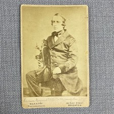 Cabinet Card NAMED man FREDERICK BAYARD ELTON Born Aug 6 1811 Brighton England picture