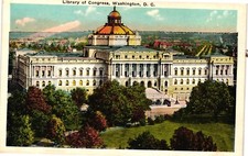Library Of Congress Washington DC c1920 Unposted Vintage Postcard picture