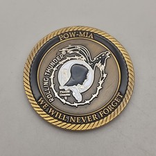 Pow-Mia a Salute to Our Troops Challenge Coin picture