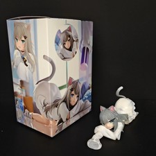Nachoneko Anime Girl PVC Figure Cute Cat Kanako Collectible Statue Model Toy Gif picture